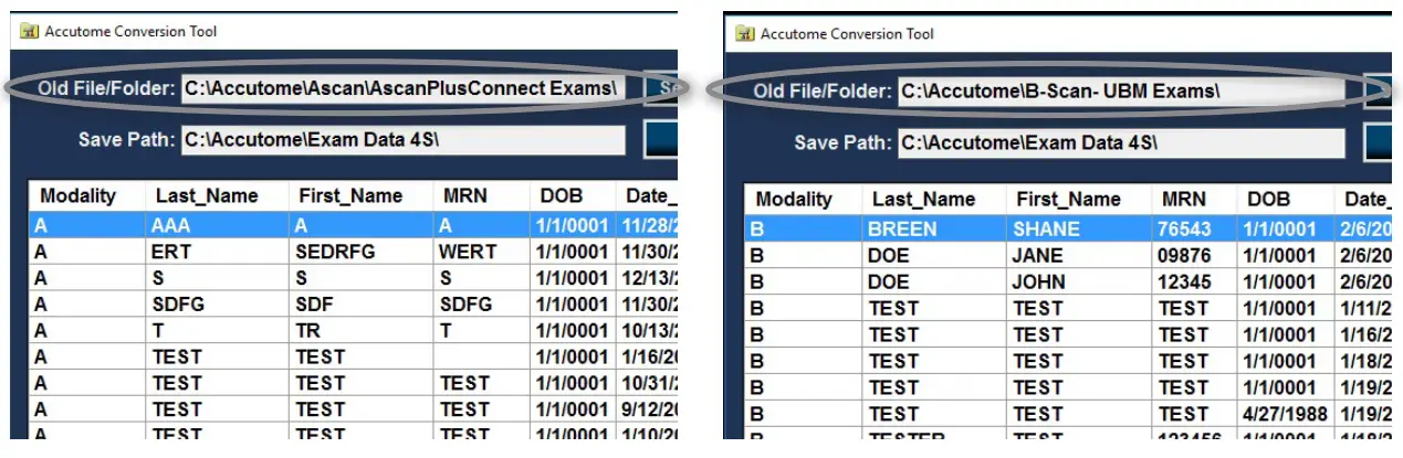 Accutome Connect Conversion - . Step Three