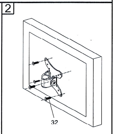 Ace of Parts LCD-300B LCD TV Mount - LCD 2