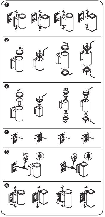 Aigostar-8433325207588-Outdoor-Wall-Lights-fig-1