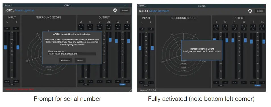 Angry Audio nCircl Stereo audio to 5 1 Upmixing software-fig3