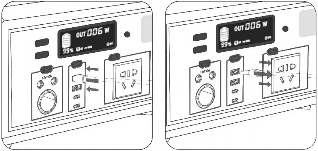 Anhui Yuwei YWSA-1200W Portαble Power - PD output 2