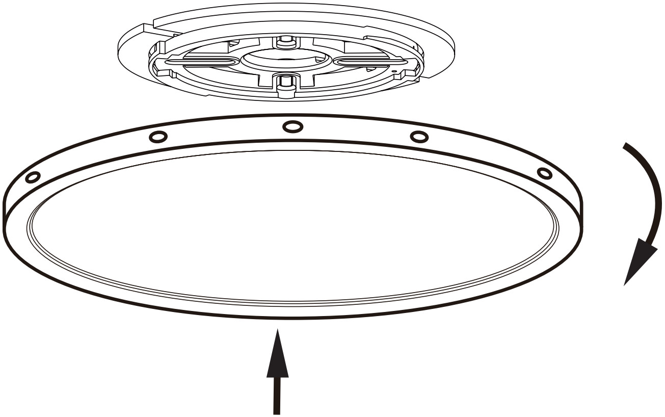 Anmaice CPX008A 12in Flush Mount Led Ceiling Light Fixtures - hanging board