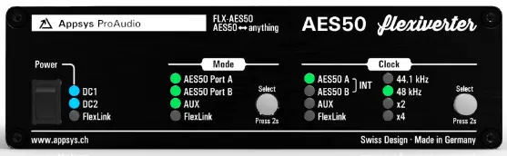 Appsys-ProAudio-FLX-AES50-Digital-Audio-Converter-product