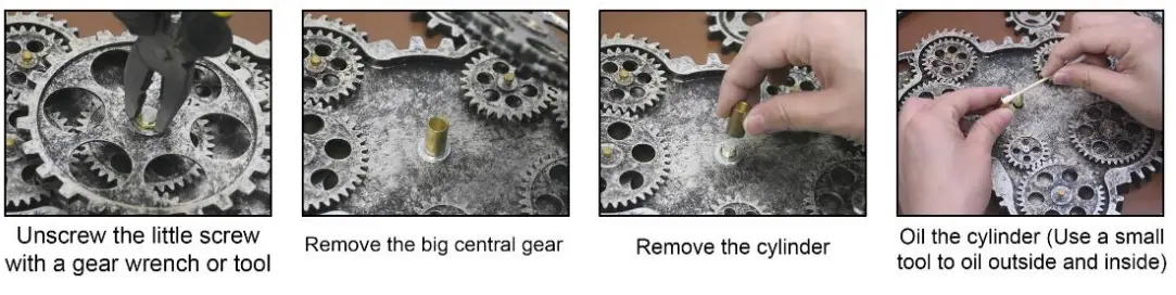 B-Style Disassemble and Reassemble Clock - counterclockwise