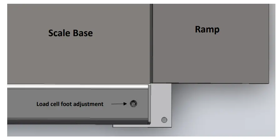 B-TEK Wheelchair Patient Scales - adjusting the load