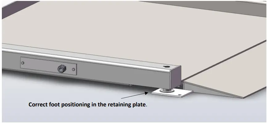 B-TEK Wheelchair Patient Scales - ramp