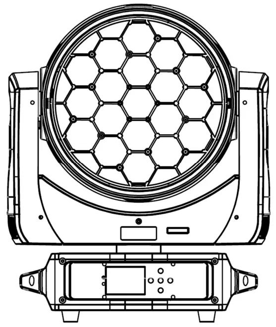 BEEZOOM1940 40W RGBW 4 In 1 LED Moving Head