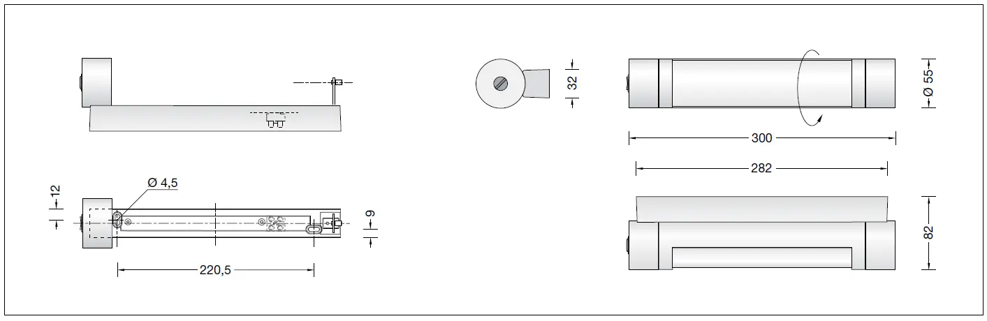 BEGA-23-080.1-Wall-Luminaire-for-Indoor-Use-FIG-1