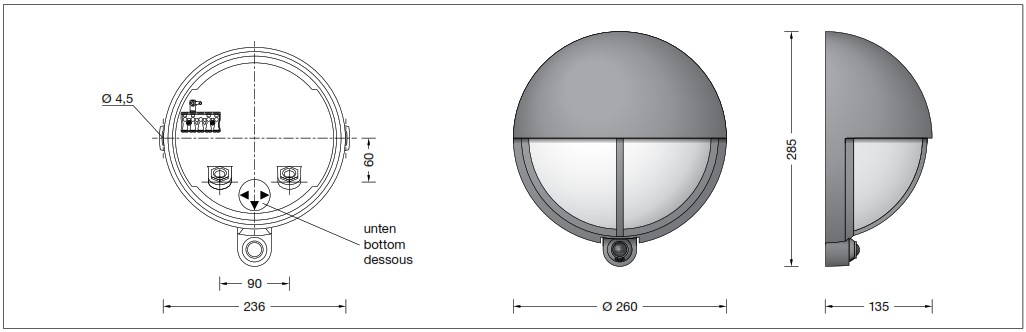 BEGA 24347 Wall Luminaire with PIR Motion and Light Sensor - cover