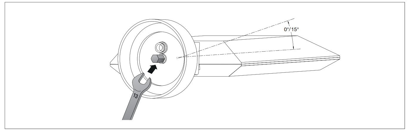 BEGA 24350 Wall Luminaire - positioned