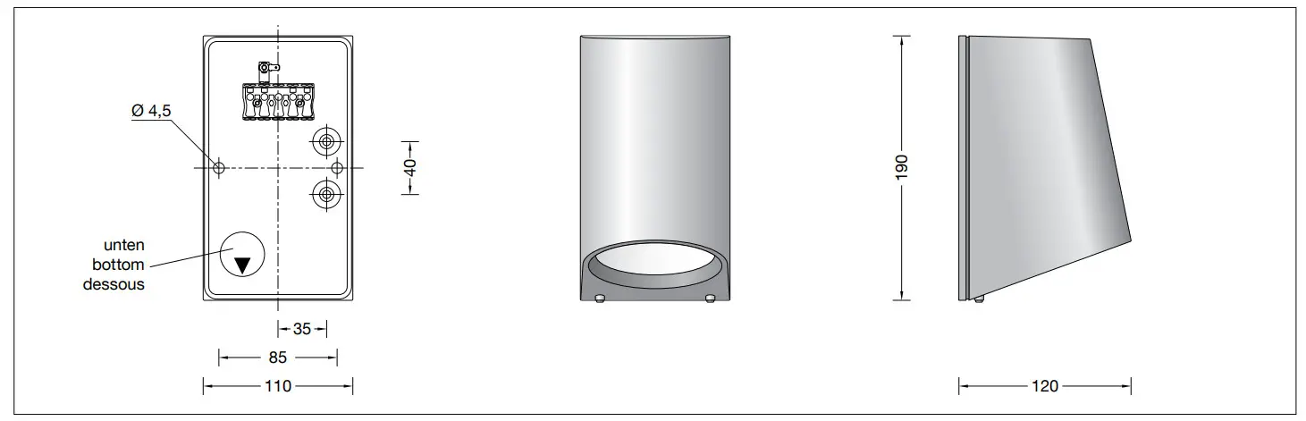 BEGA 24502K3 Wall Luminair - Wall luminaire