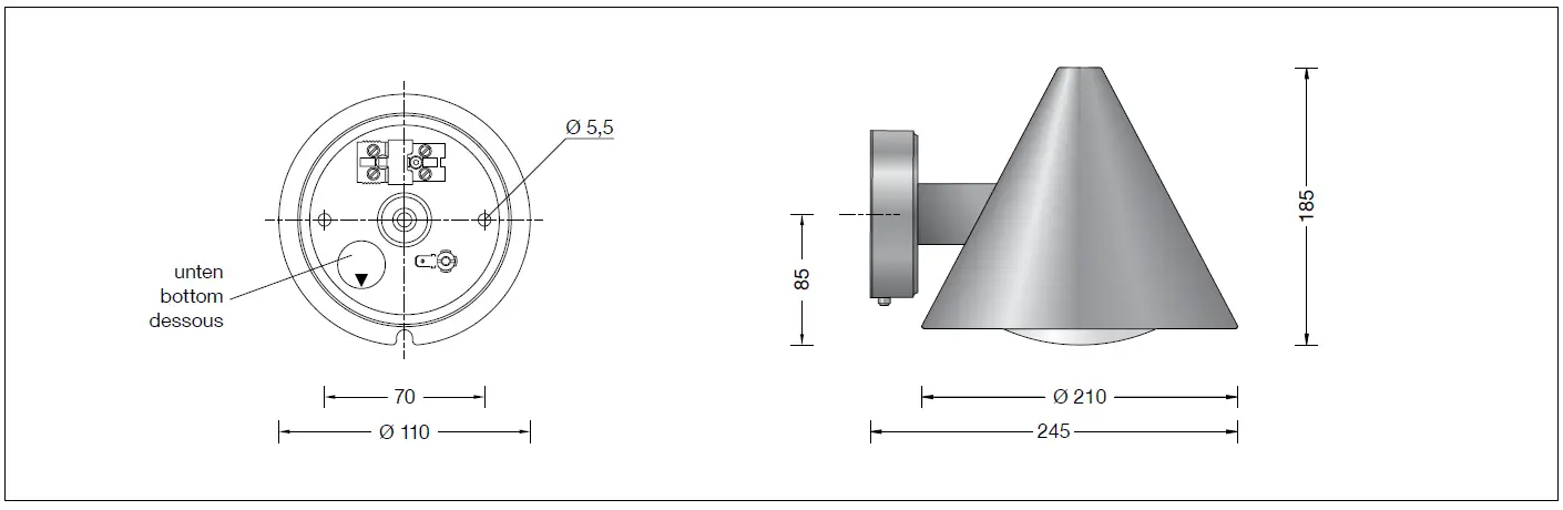 BEGA 31472 Wall Luminaire -fig-3