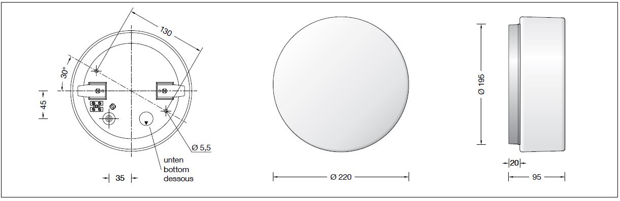 BEGA-89010-Ceiling-and-Wall-Luminaire-for-Indoor-Use-FIG-1
