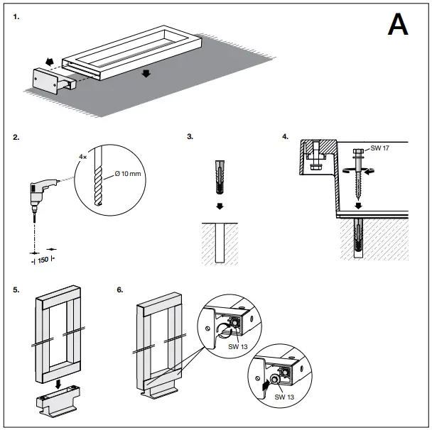 BEGA-95-044-Bicycle-Stand-For-Non-Residential-Areas-fig-2