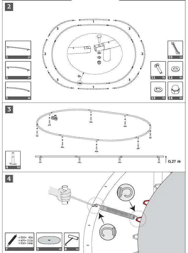 BERG 350-Champion-InGround-Trampoline-Green-FIG- (3)