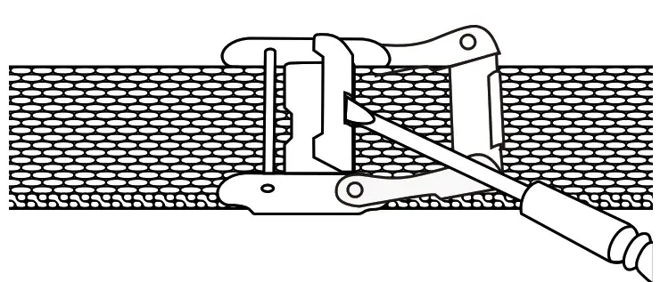 BERNY MS18-SSRW-HSS Stainless Steel Mesh Watch Band for Mens and Women - fig 2