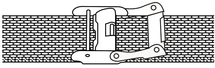 BERNY MS18-SSRW-HSS Stainless Steel Mesh Watch Band for Mens and Women - fig 5