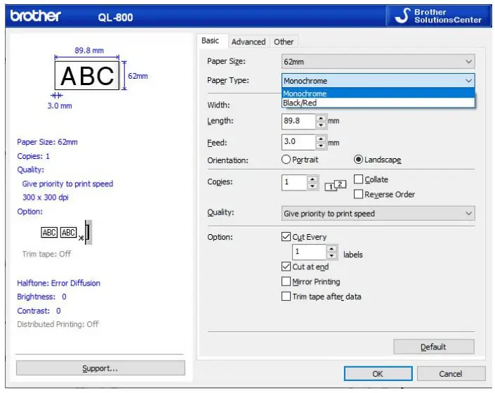 BETCKEY DK 2205 Compatible Continuous Labels Replacement - Details 1