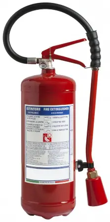 BIOGENESIS EPD 0356 6 Kg D Powder Fire Extinguisher