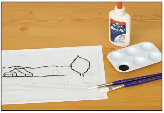 BLICK 8192 Reverse Glass Tempera Painting - Preparation