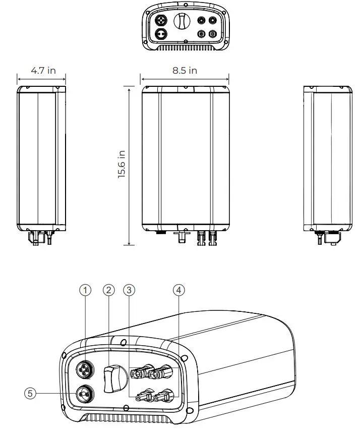 BLUETTI D300S PV Voltage Step Down Module User Manual - FEATURES OF D300S