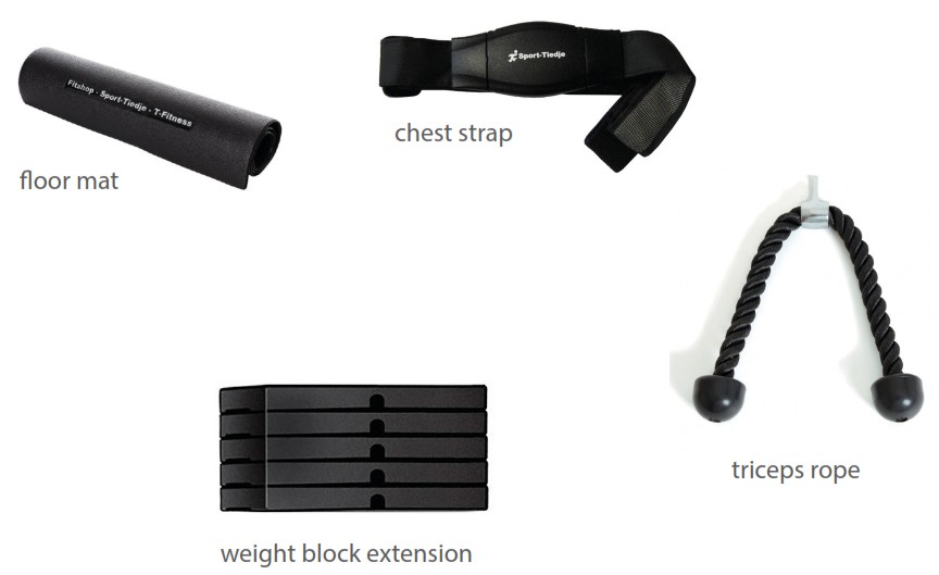 BODYCRAFT BCF602 Deluxe F I D Utility Bench -chest strap