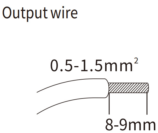 BOKE BK-DWL042 Independent Color Temperature Driver - Output wire