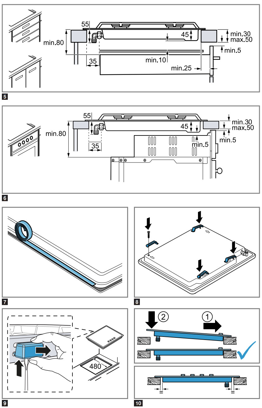 BOSCH 8001261101 Built-in Gas Hob - fig 2