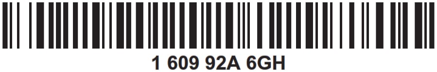 BOSCH GSB 18V 45 Cordless Drill or Driver - BAR Code