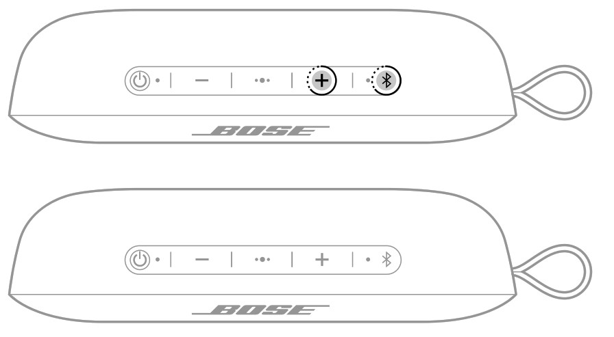 BOSE AM866666-0010 SoundLink Flex Bluetooth Speaker - Bluetooth button