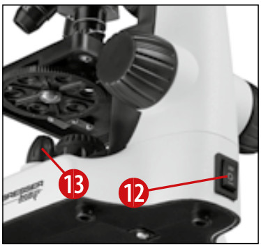 BRESSER 8855500 JUNIOR Microscope with Magnification 40x 2000x - switch