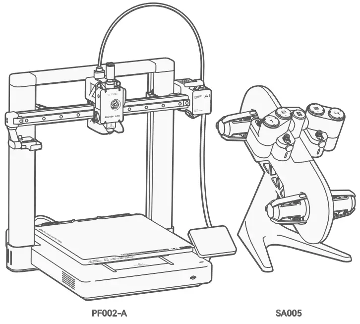 Bambu Lab PF002 A Mini 3D Printer