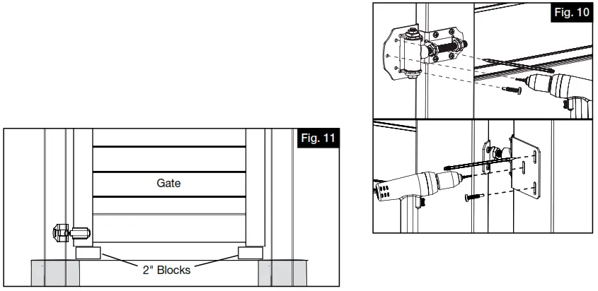 Barrette OUTDOOR LIVING 73050568 Louvered Gate Kit - Fig 11