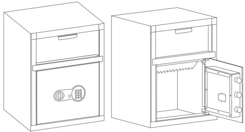 Basics-Safe-2-6-Cu-Ft-Fireproof-Drop-Safe-with-Quick-Place-Drop-Slot-fig-1