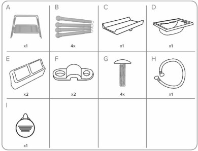 Bebe Stars BB022 Coolness Elephant - PARTS LIST 1