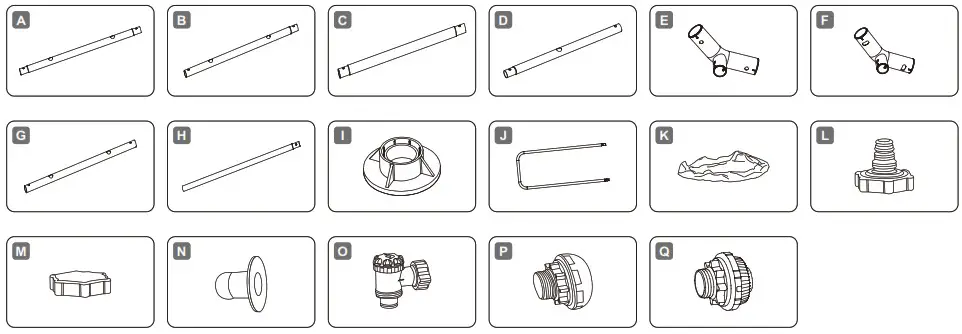 Bestway 56710 Power Steel Oval Frame Pool 549x274x122cm - Product Overview 3
