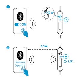 Bluetooth earbuds Pairing