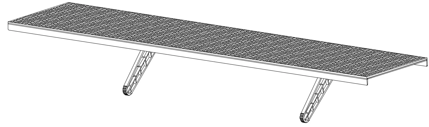 Bracwiser-CS106L-No-Drill-TV-Top-Shelf-