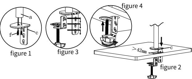 Bracwiser-MD7802-Dual-Vertical-Fully-Adjustable-Monitor-Arm-Stand-Mount-FIG-3