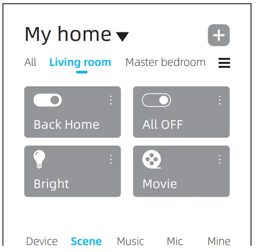 Broadlink LB4E26 Fastcon Smart Bulb - Control Preset