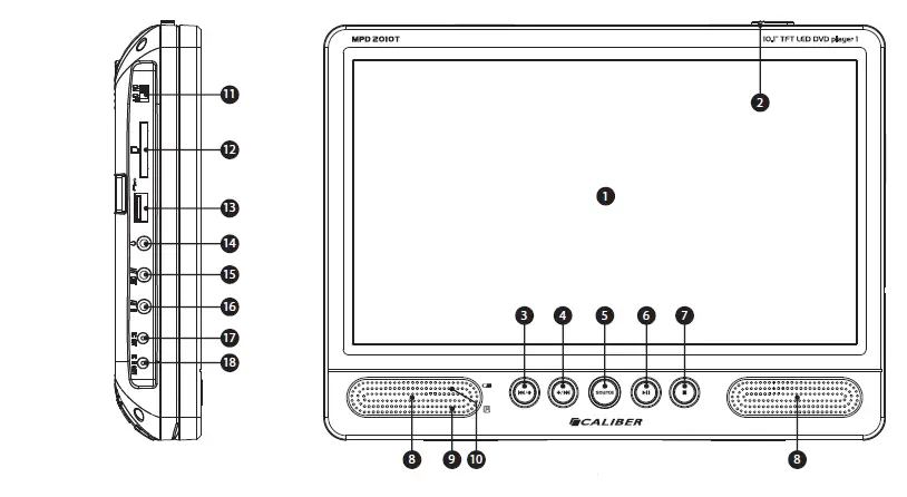 CALIBER-MPD-2125-Portable-DVD-Player-Car-FIG-13