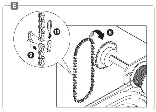 CAME-C005-Chain-Transmission-System-For-Sectional-Doors-FIG-6