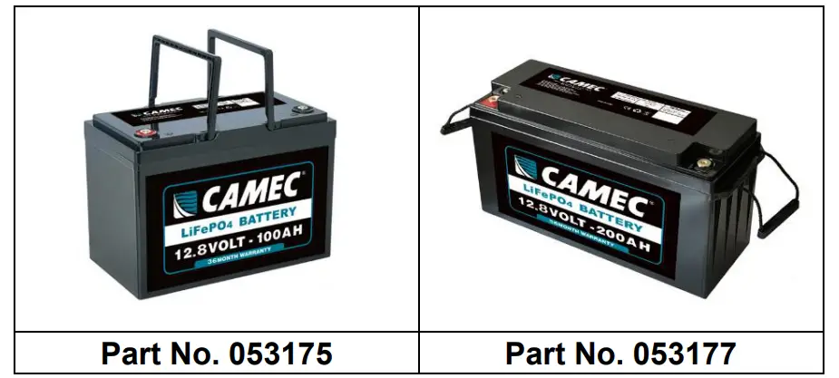 CAMEC 053175 12V 200Ah Lithium Battery
