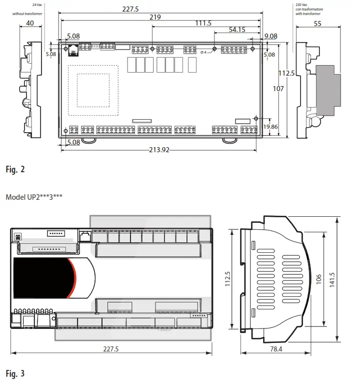 CAREL µPCII- Programmable Built-in Controller with and without Cover - icon3