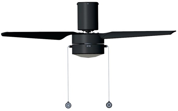 CARRO LCFP523N-L11-B2-1-FM Black Integrated LED Indoor Ceiling Fan - parts13