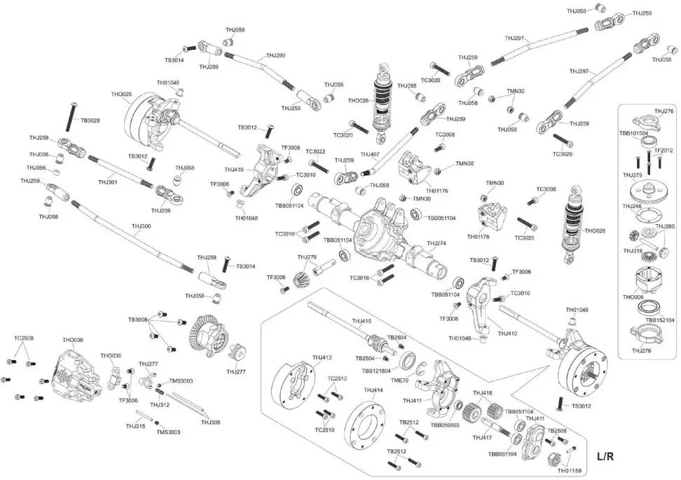 CARSON 18 Adventure Crawler - FRONT ASSEMBLY