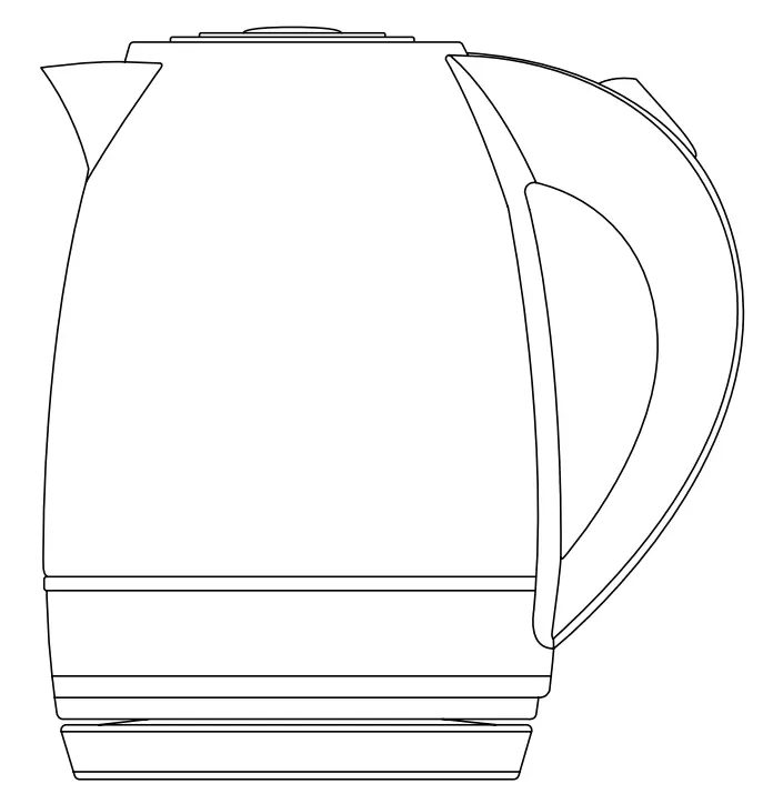 CHEFMAN RJ11-17-SS-RL Electric Kettle