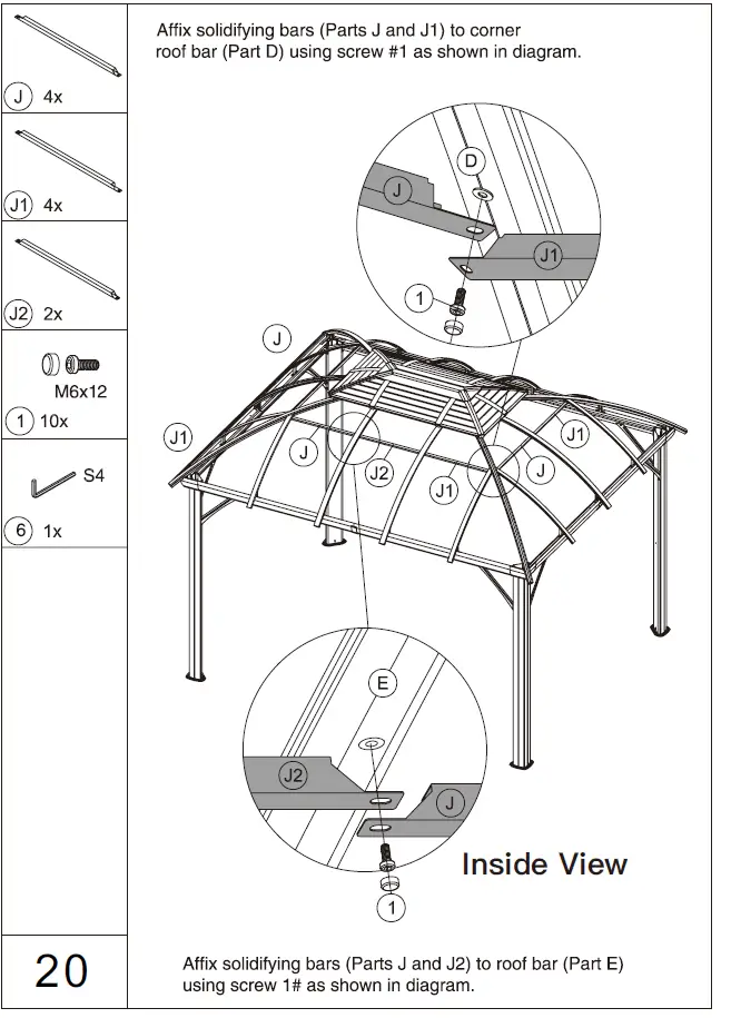 CHERY-LIFE-B0C26STGPR-10x-12 -Hardtop-Gazebo-With-Double-Roof-(23)