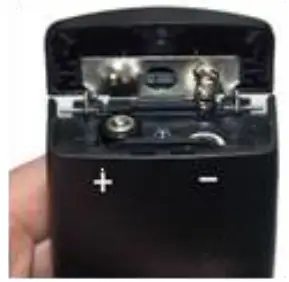 CLEAN REMOTE CR3BCB Remote Control - BATTERY INSTALLATION 1