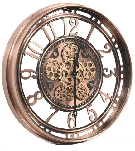 CLXEAST-M22058-Oversized-Large-Moving-Gears-Wall-Clock-PRO
